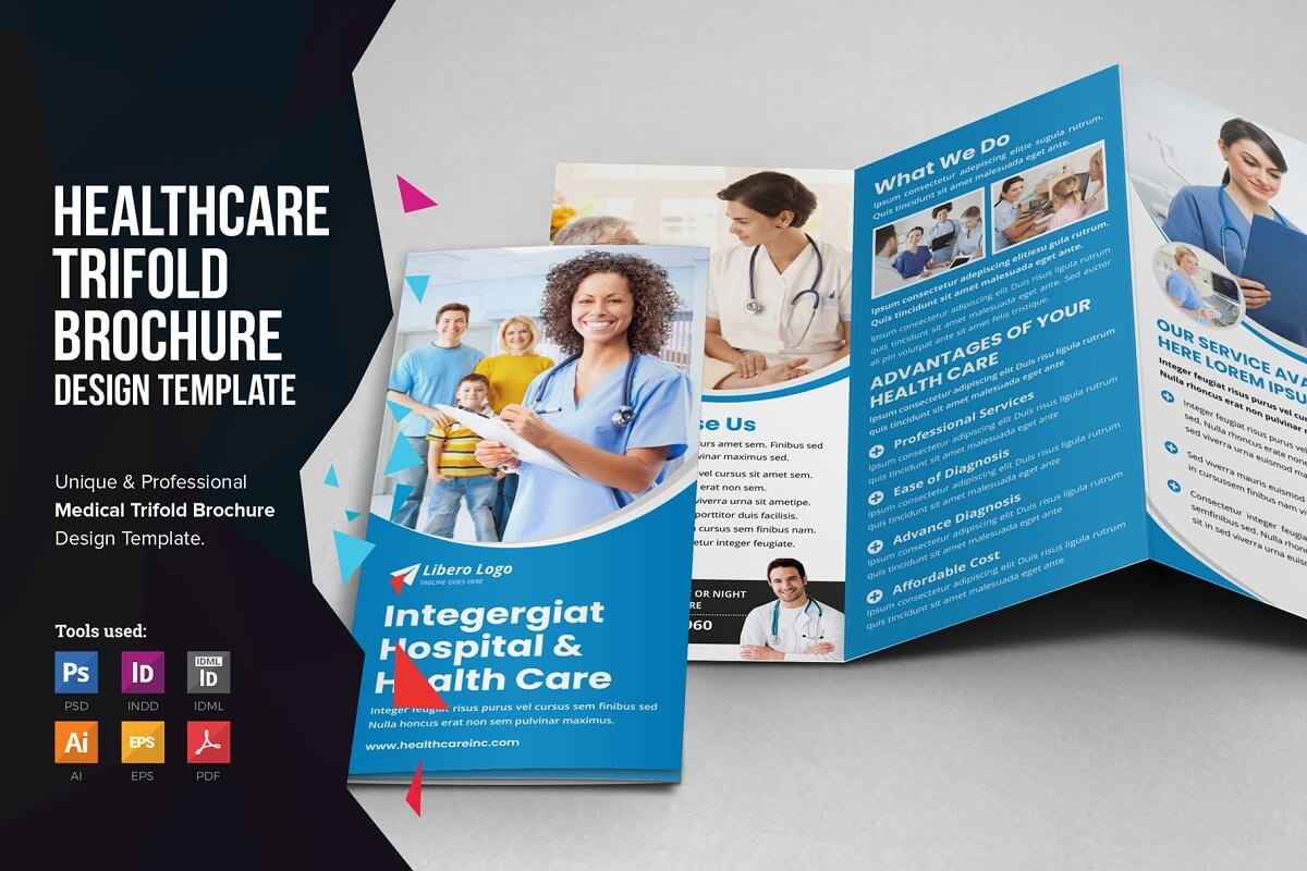 Medical Healthcare Trifold Brochure (3)