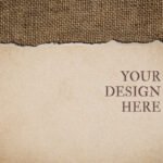 Paper mockup design background Free Psd