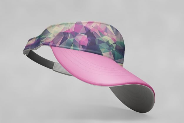 Pink baseball cap mockup Free Psd (1)