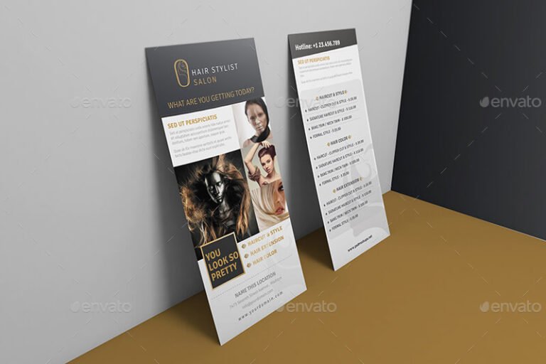 20+ Best FREE Rack Card Mockup PSD Templates for Designers