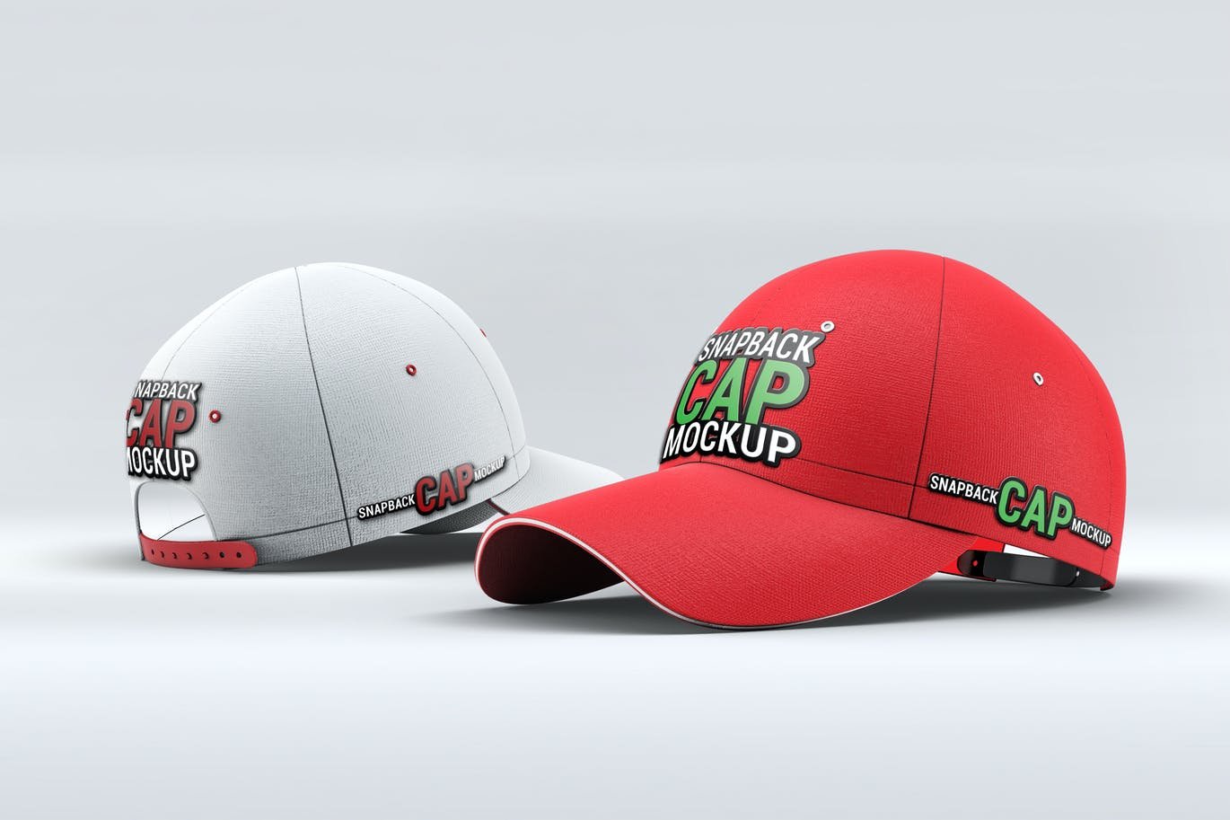 Snapback Baseball Cap Mock-Up (1)