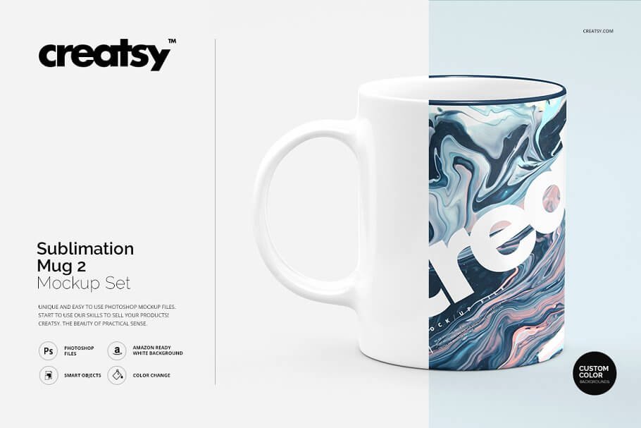 Sublimation Mug 2 Mockup Set