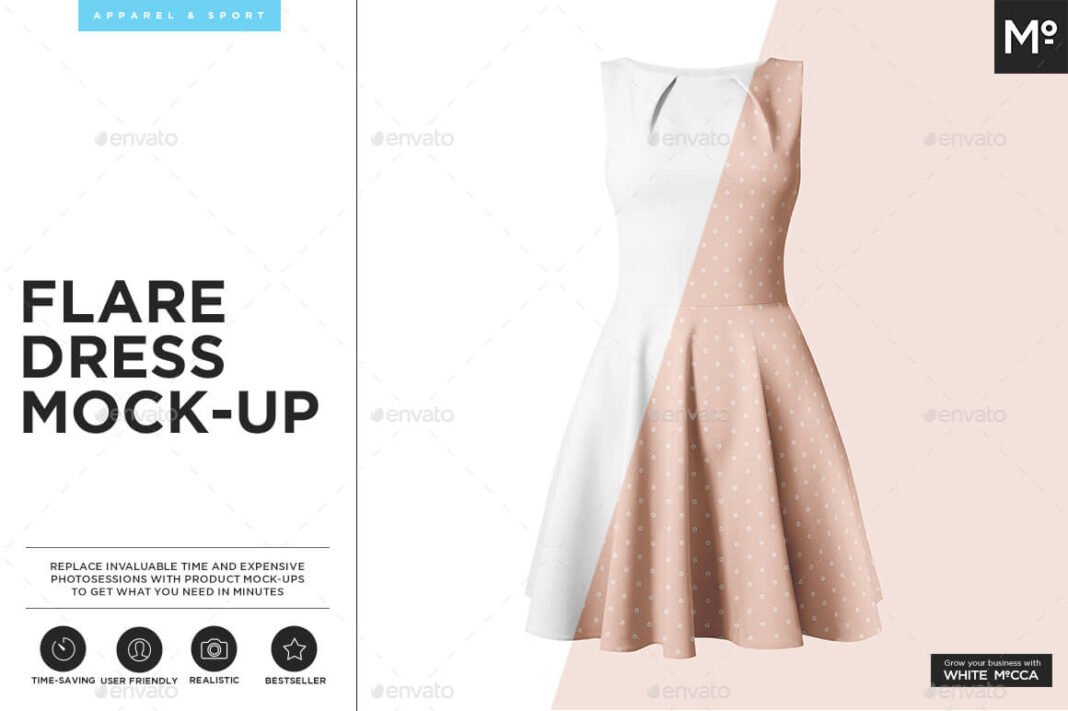 Download 16+ Beautiful FREE Dress Mockup PSD Templates for Designers