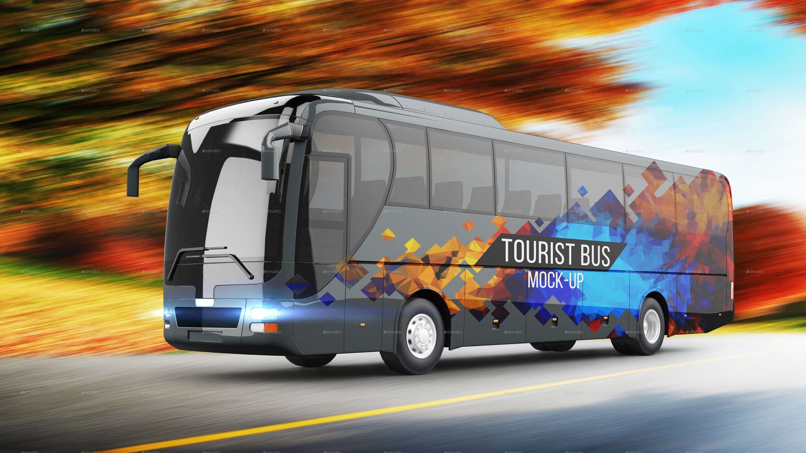 tourist bus template