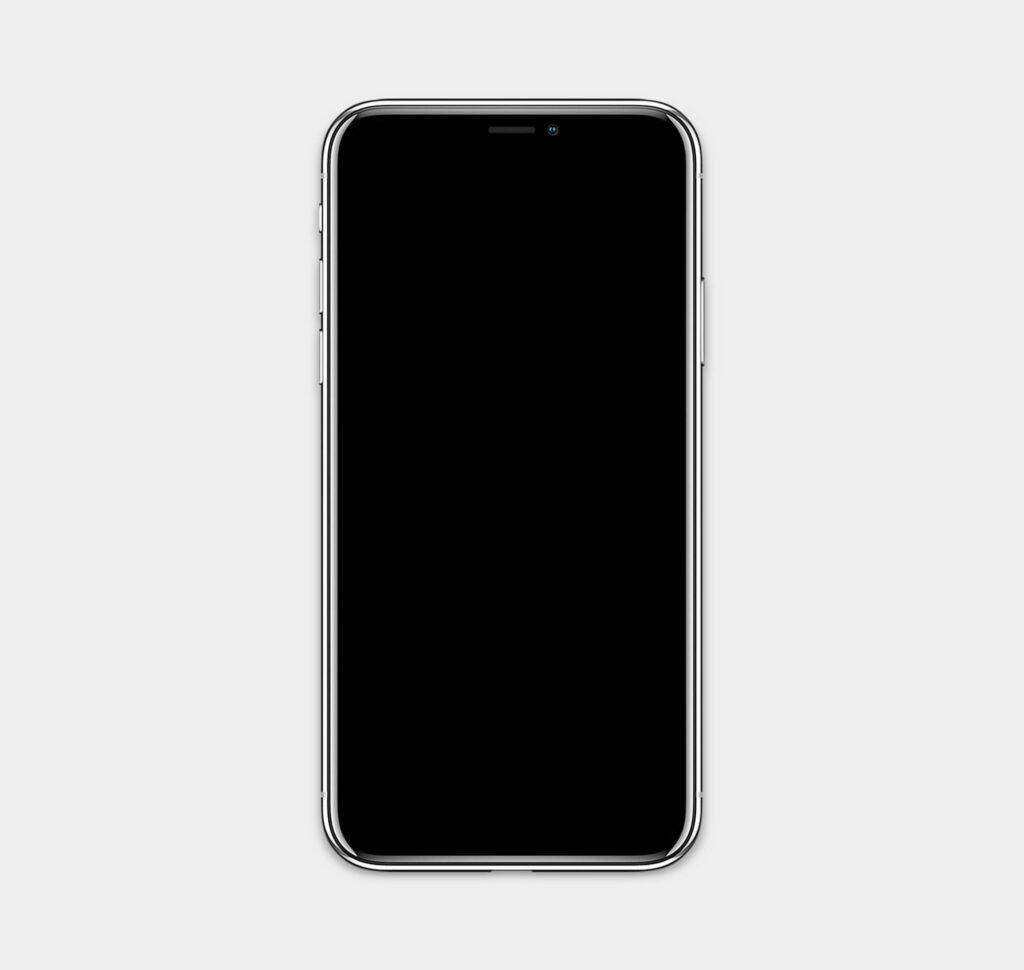 White Free White iPhone x Mockup PSD Template