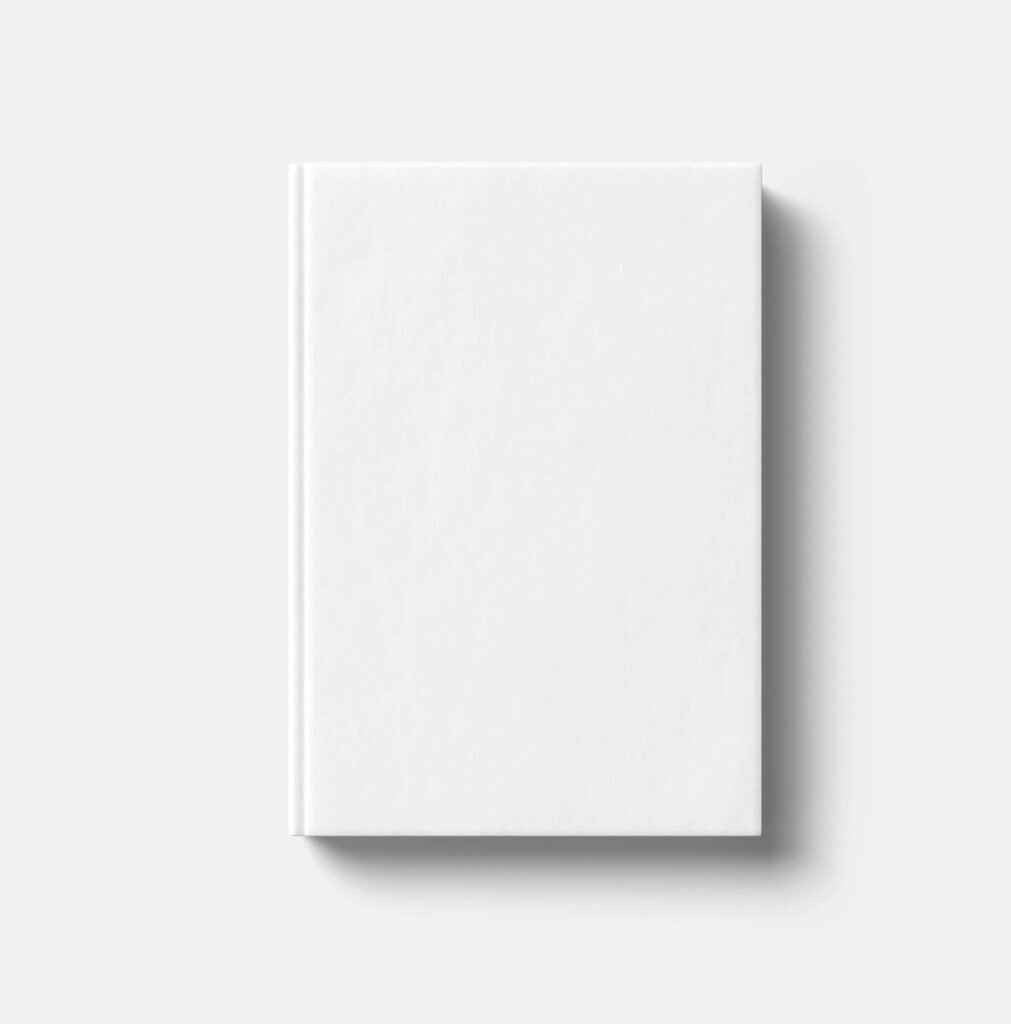 White Free Paperback Book Mockup PSD Template