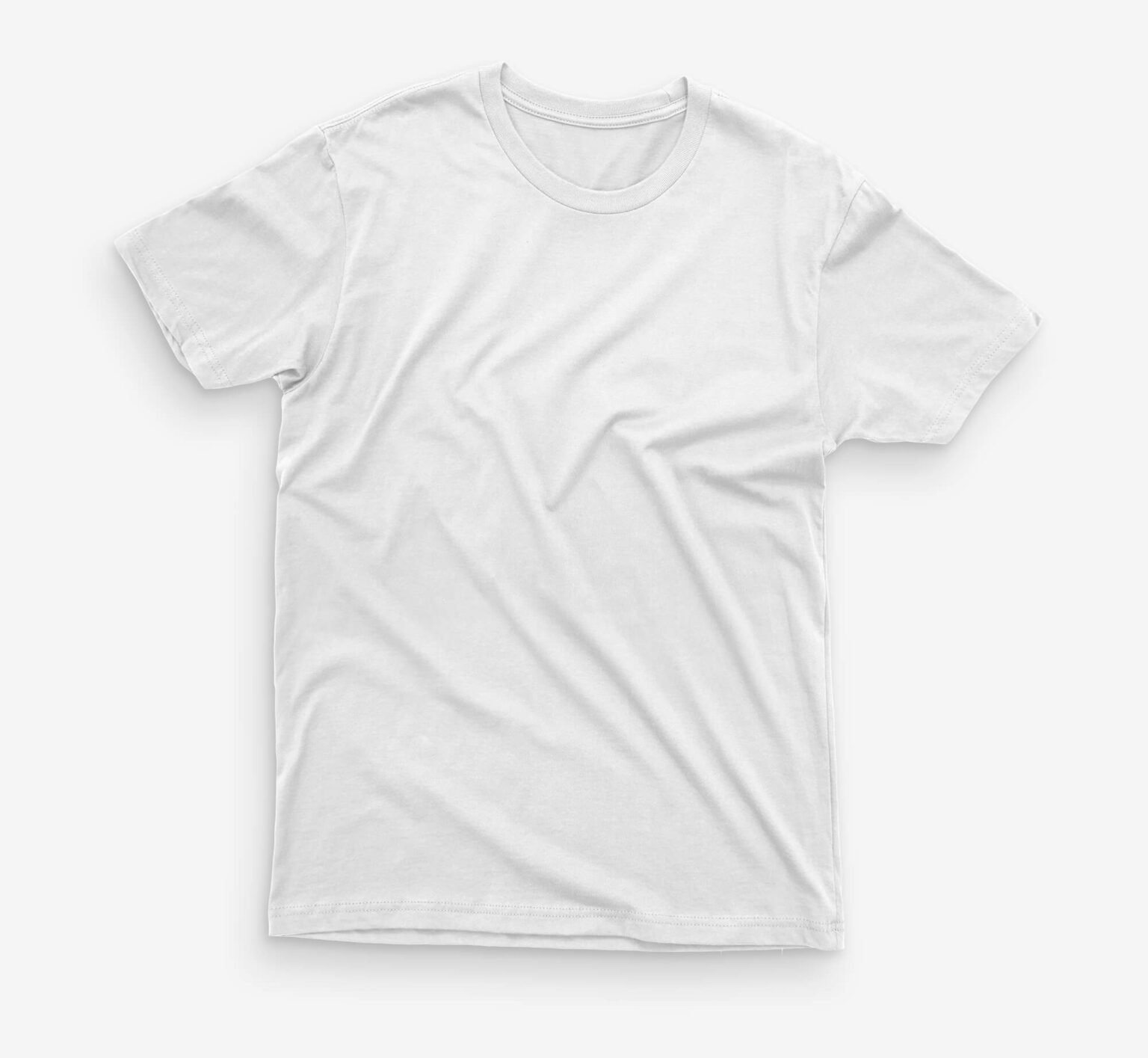 Free Round Neck T Shirt Mockup PSD Template - M