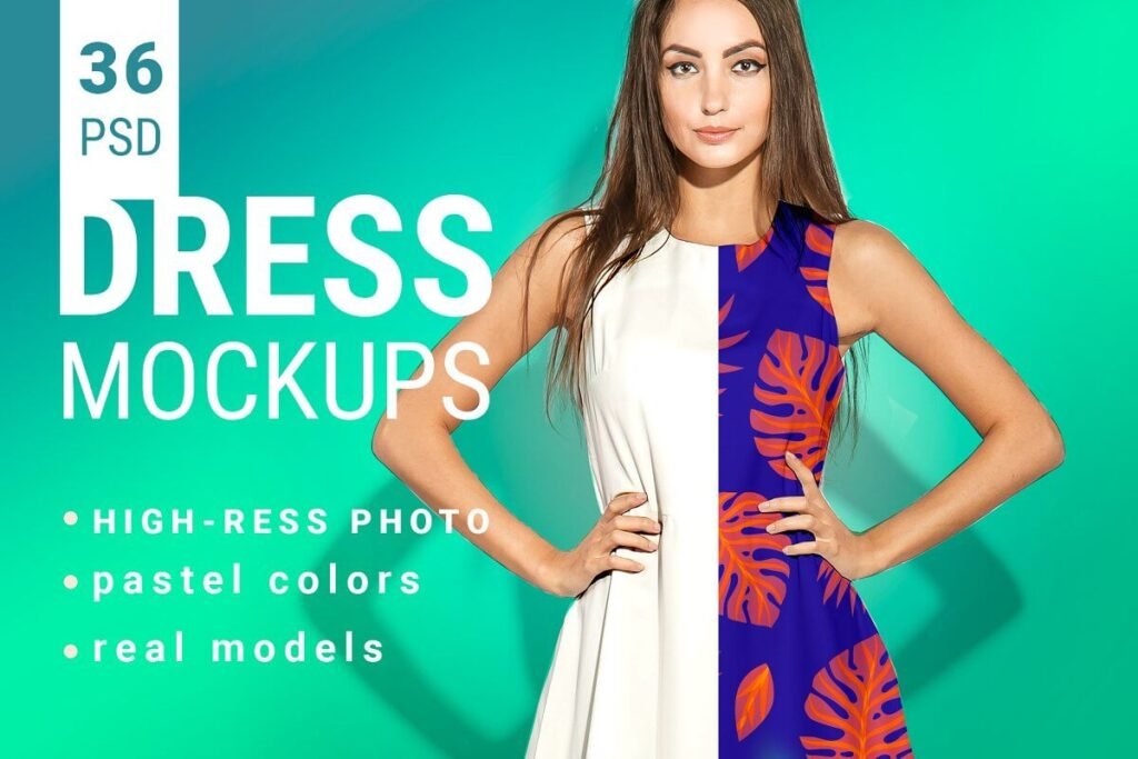 Download 16+ Beautiful FREE Dress Mockup PSD Templates for Designers