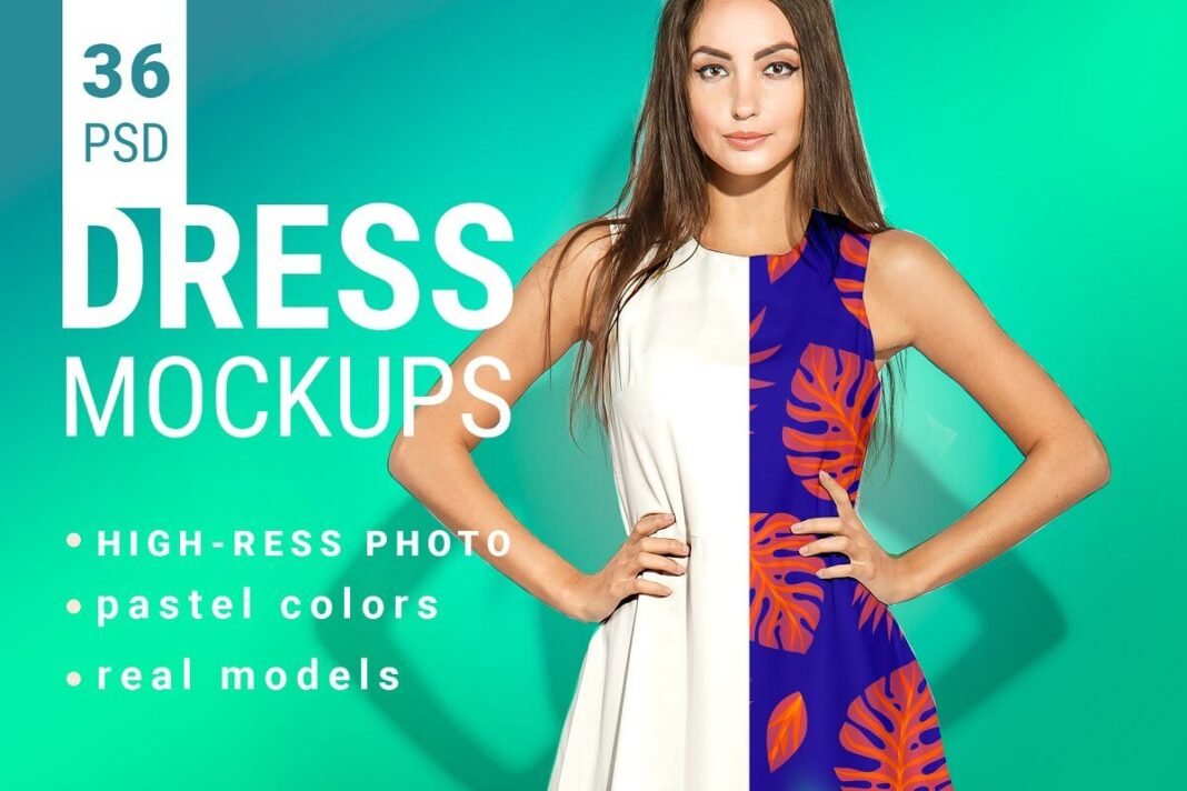 Download 16+ Beautiful FREE Dress Mockup PSD Templates for Designers