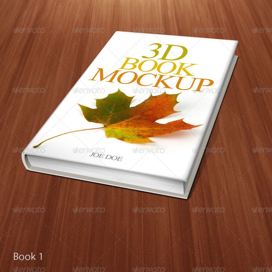 3D Book Mockup 01