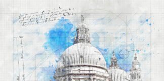 Animated Architecture Sketch and Blueprint Photoshop Action