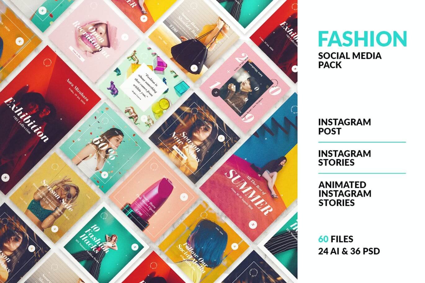 Animated Instagram Stories Template