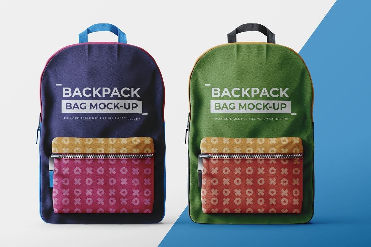 Backpack Mock-Up Template