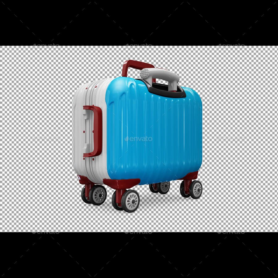 Bag Suitcase Travel MockUp