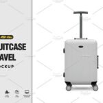 Done/Why only 9 template Arpita?Mou travel bag mockup Bag Suitcase Travel Vol.1 Mockup