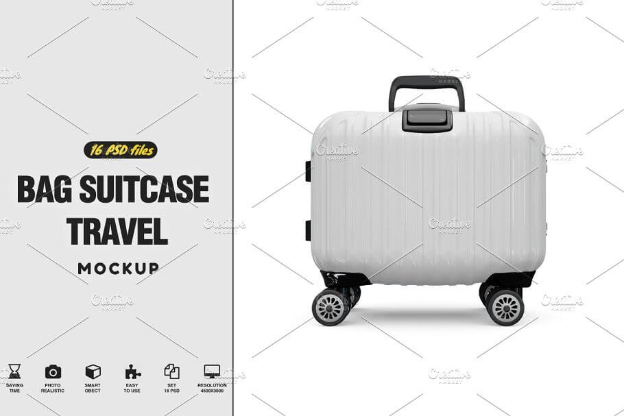 Bag Suitcase Travel Vol.3 MockUp