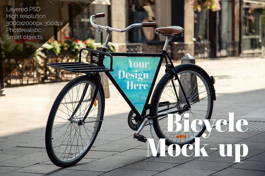 Download 15 Best Free Bicycle Mockup Psd Templates Mockup Den