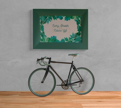 Download 15+ Best Free Bicycle Mockup PSD Templates - Mockup Den