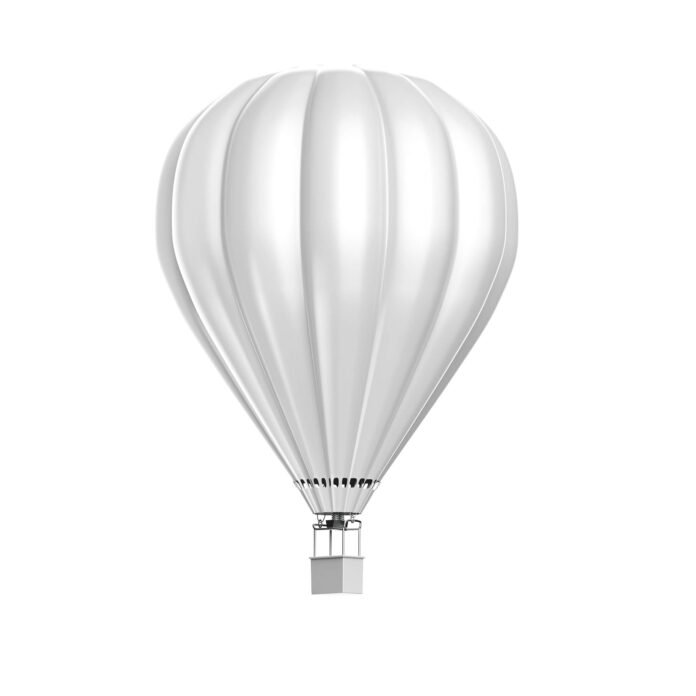 Download Free Hot Air Balloon Mockup PSD Template - Mockup Den