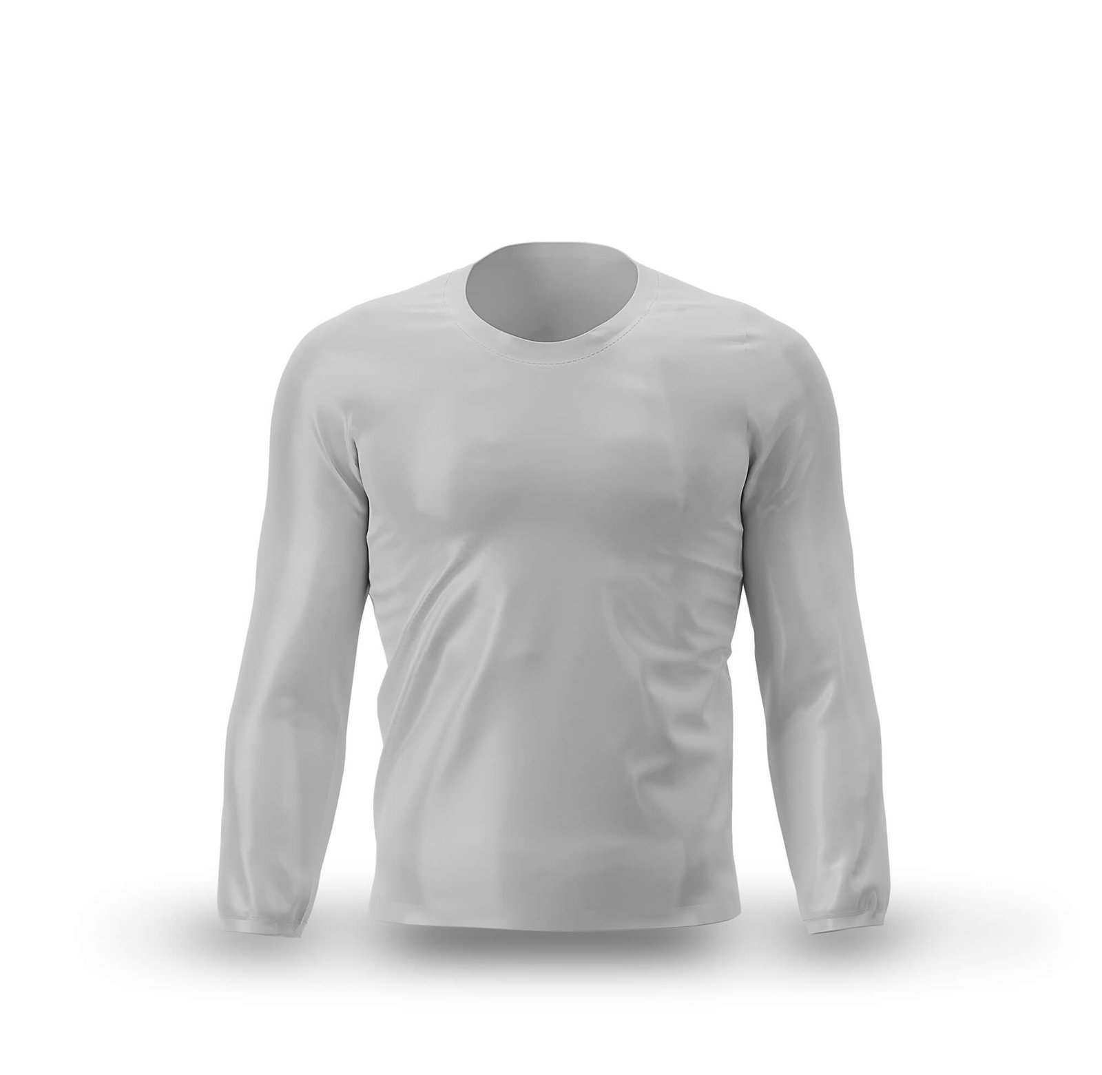 Blank Free Mockup T Shirt Long Sleeve PSD Template