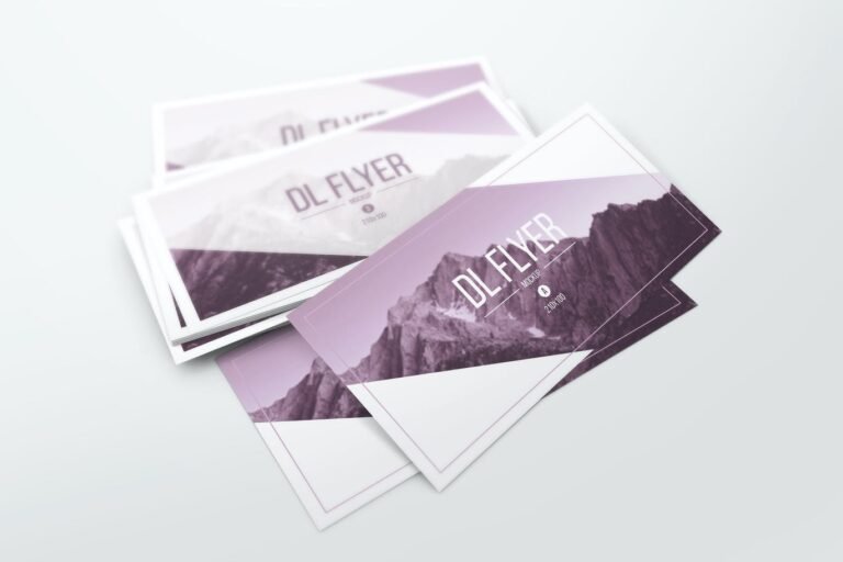 23 Best FREE Printable DL Flyer Mockup PSD Templates
