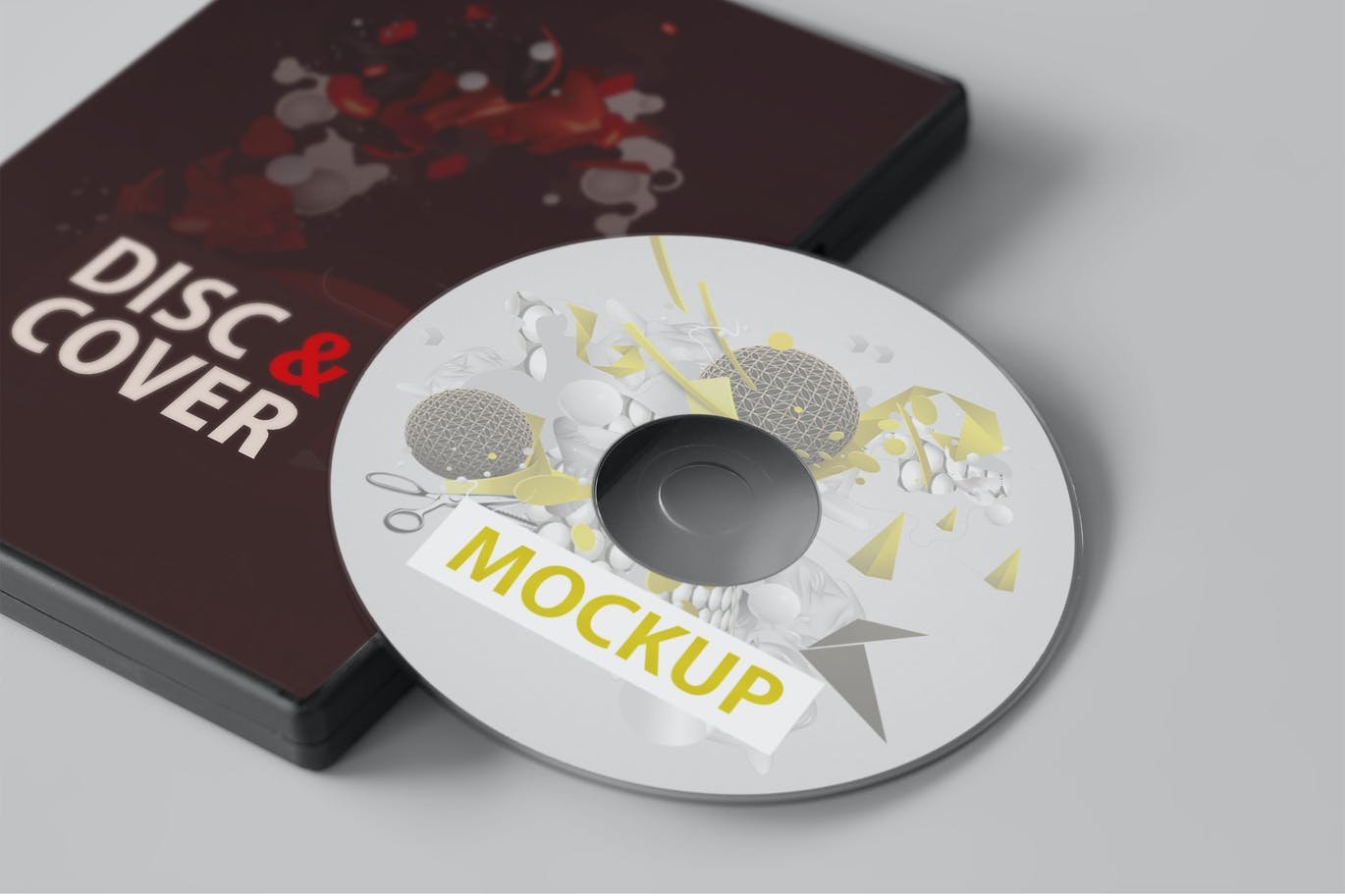 DVD Disc & Cover Mockups