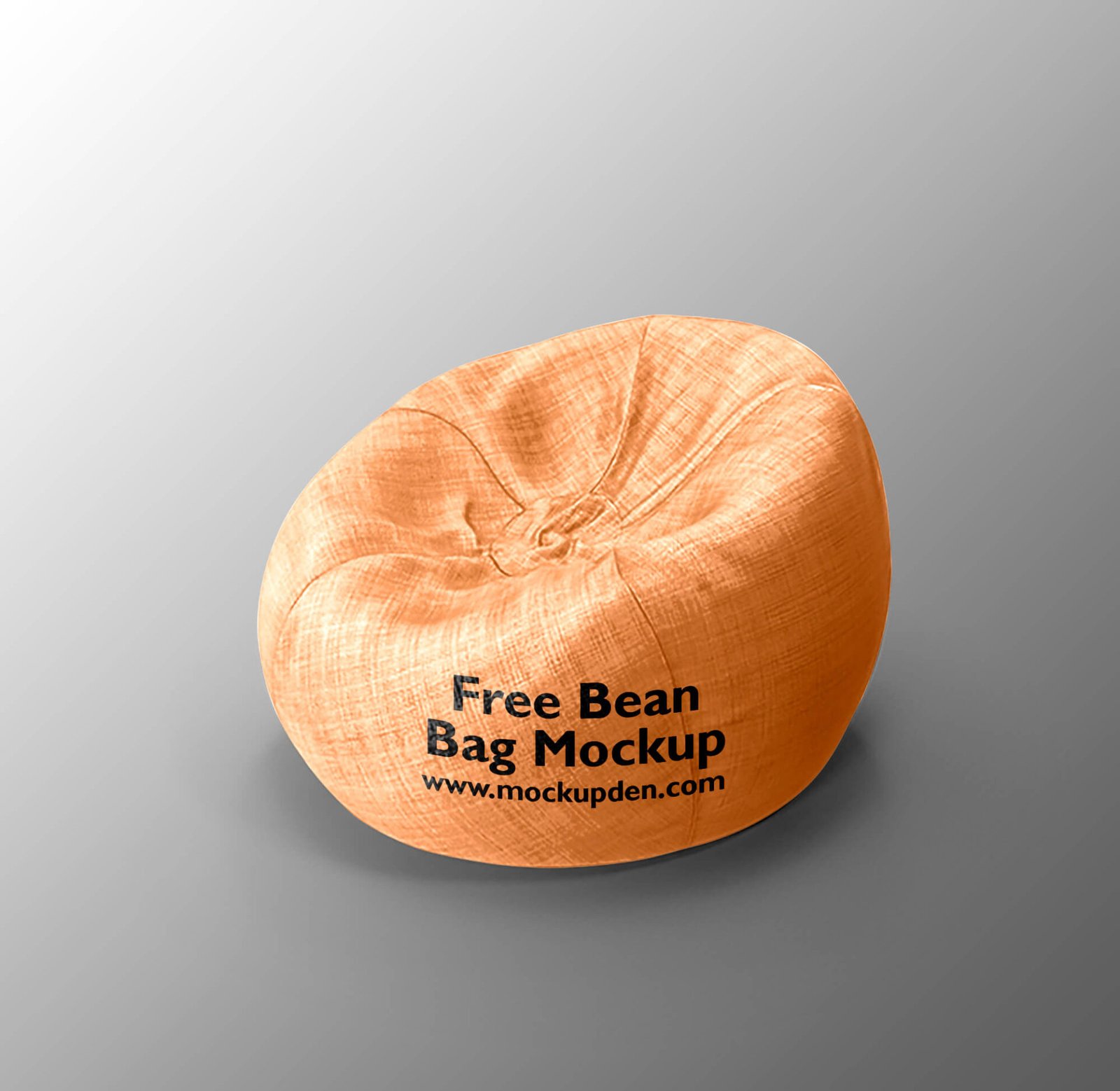 Free Bean Bag Mockup PSD Template Mockup Den