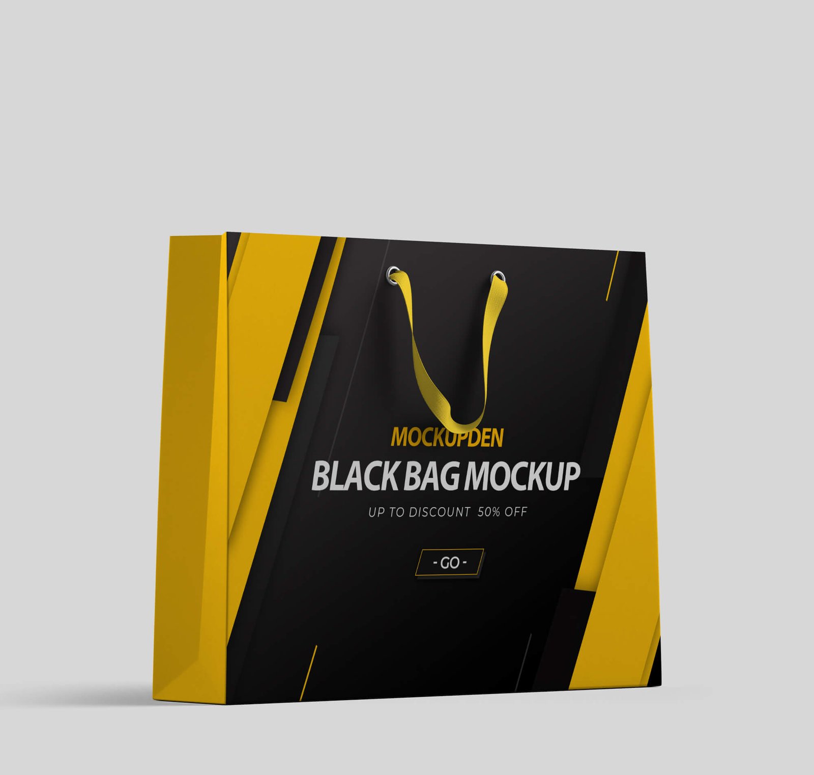 Download Free Black Bag Mockup PSD Template - Mockup Den