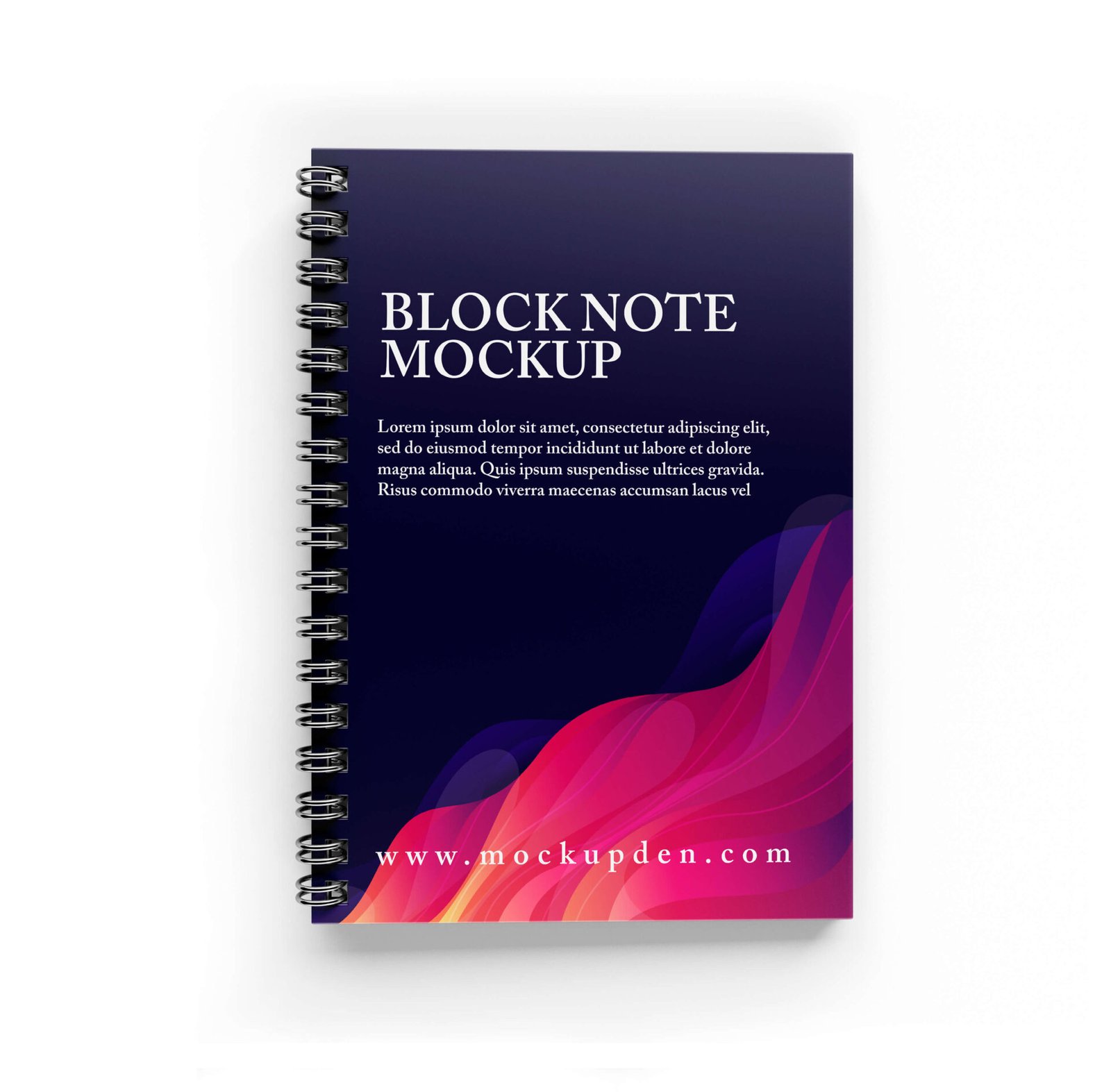 Free Block Note Mockup Vol 2 PSD Template Mockup Den