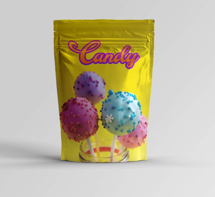 Download Free Candy Bag Mockup PSD Template - Mockup Den