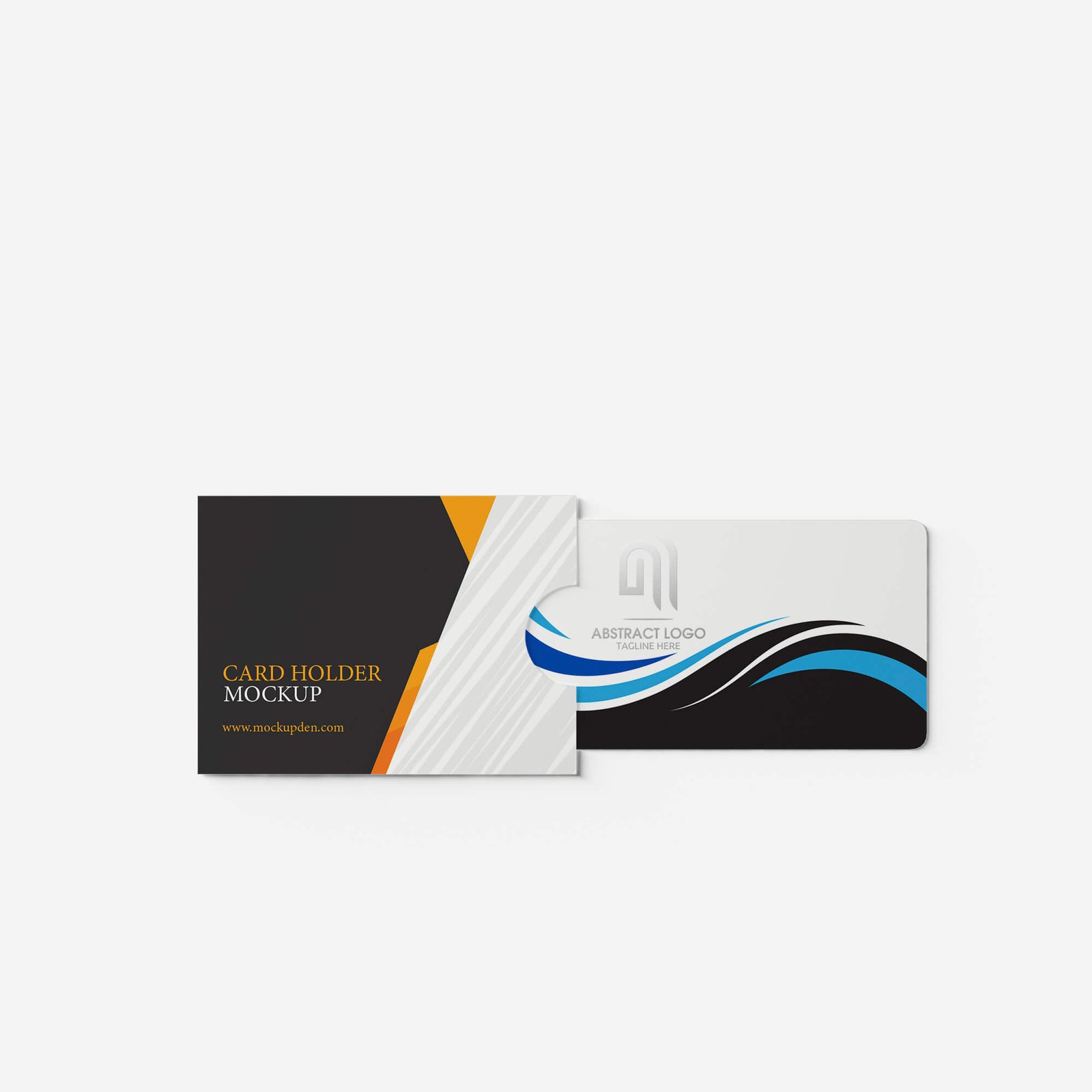 Design Free Card Holder Mockup PSD Template