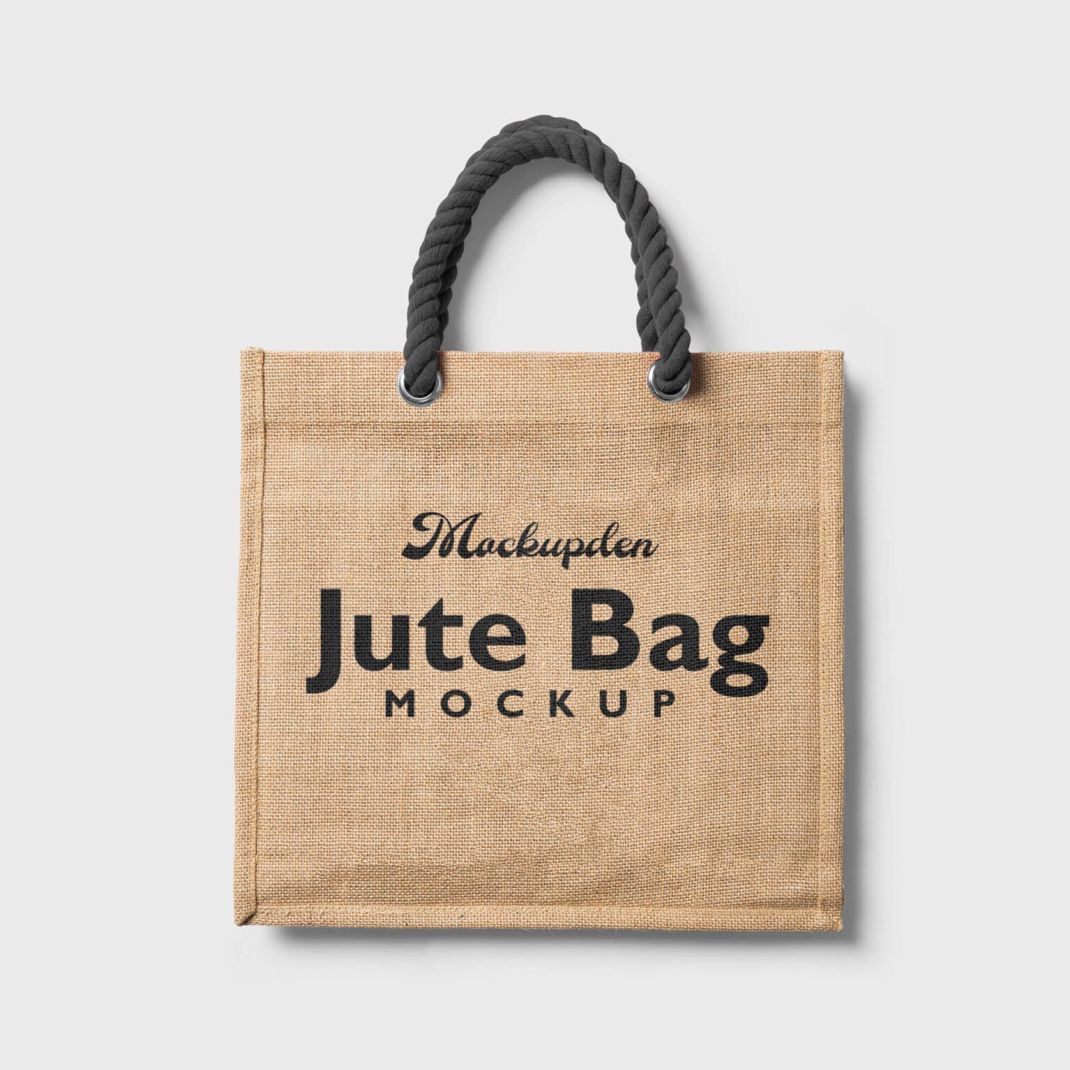 Free Jute Bag Mockup PSD Template - Mockup Den