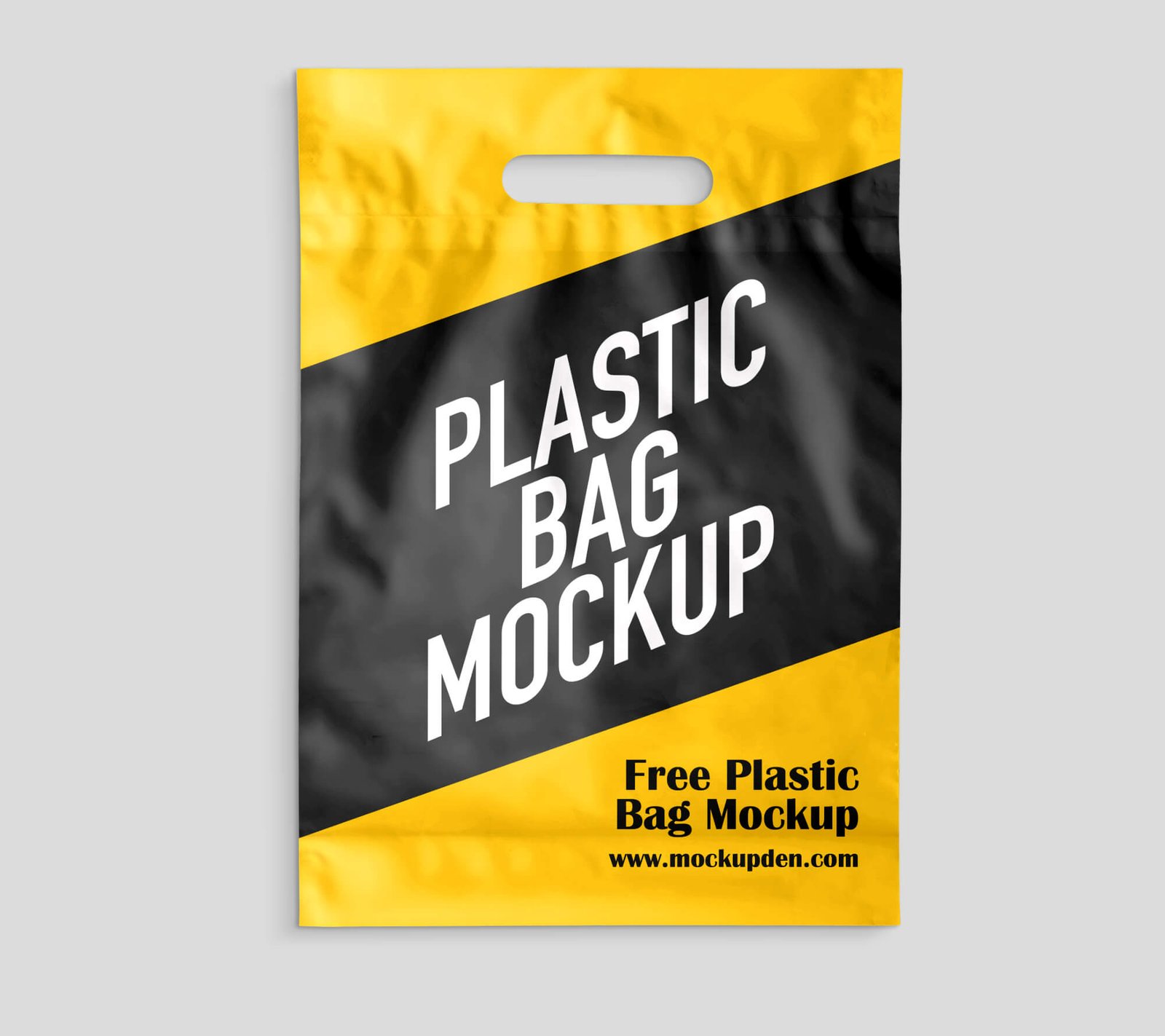 Design Free Plastic Bag Mockup PSD Template