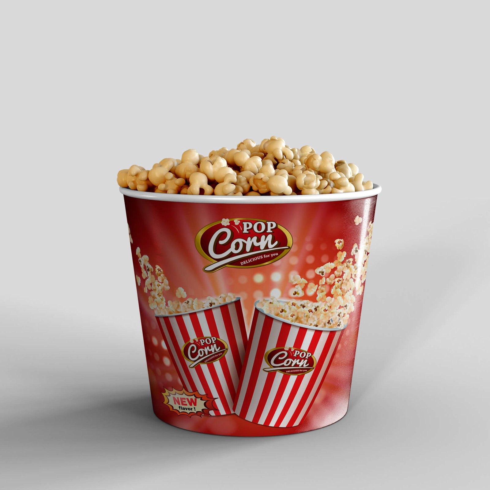 Download Free Popcorn Bag Mockup PSD Template - Mockup Den