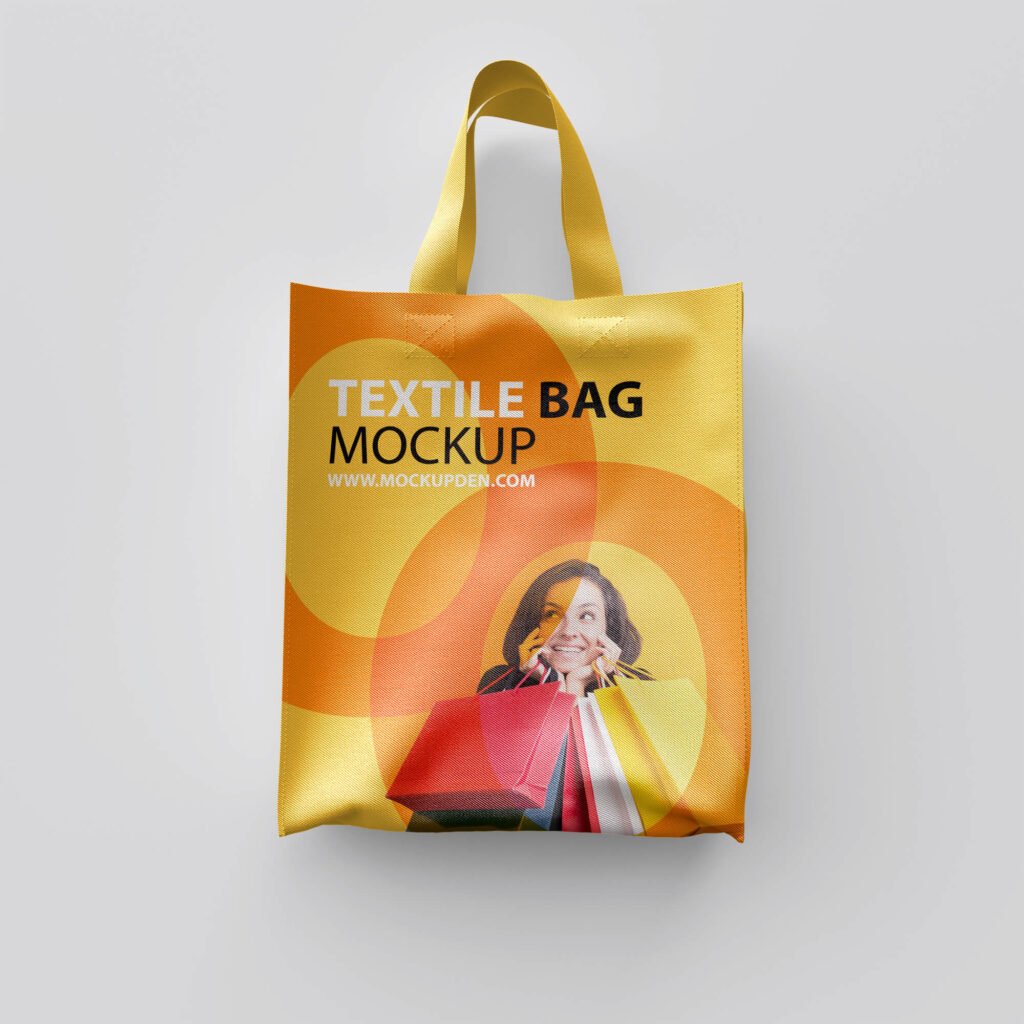 Download Free Textile Bag Mockup PSD Template - Mockup Den
