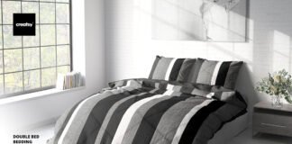Double Bed Bedding Mockup Set (1)