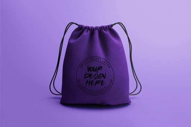 22+ Best FREE Drawstring Bag Mockup Editable PSD Templates