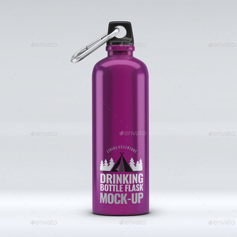 Drinking Bottle Flask Mock-Up (1)