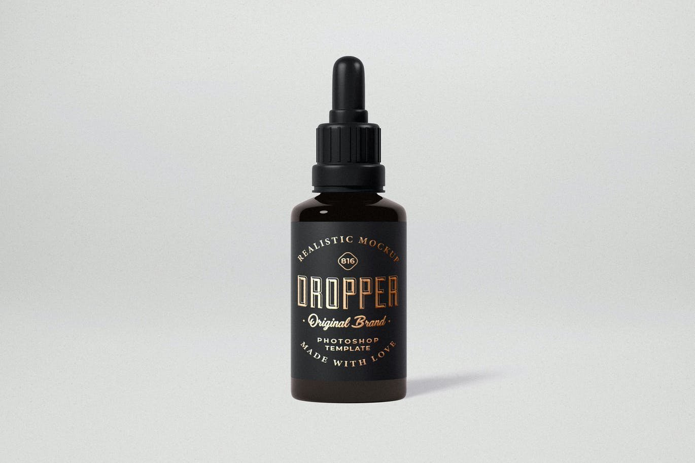 Dropper Bottle Mock-Up Template