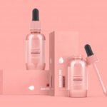 Dropper bottle packaging mockup Premium Psd
