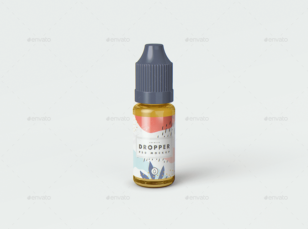 E-Juice Dropper Bottle MockUp