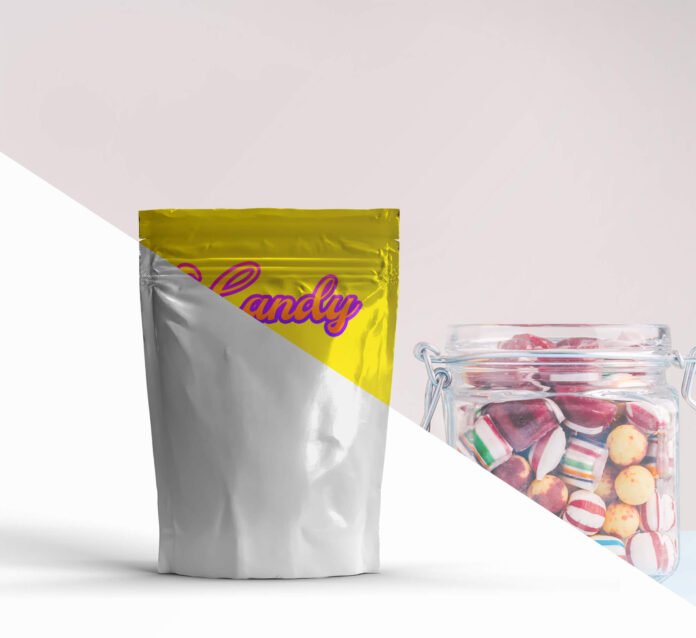 Download Free Candy Bag Mockup PSD Template - Mockup Den