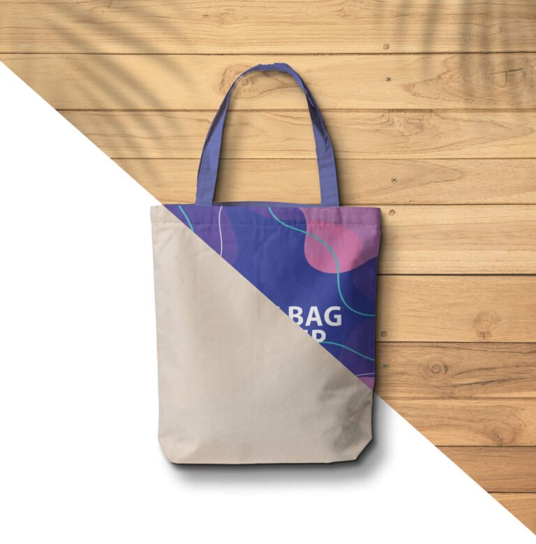 Free Fabric Bag Mockup PSD Template Mockup Den