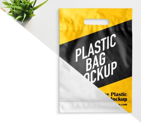 Download Free Plastic Bag Mockup PSD Template - Mockup Den