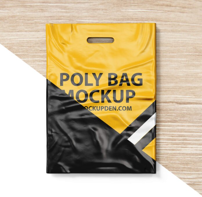 Download Free Poly Bag Mockup PSD Template - Mockup Den