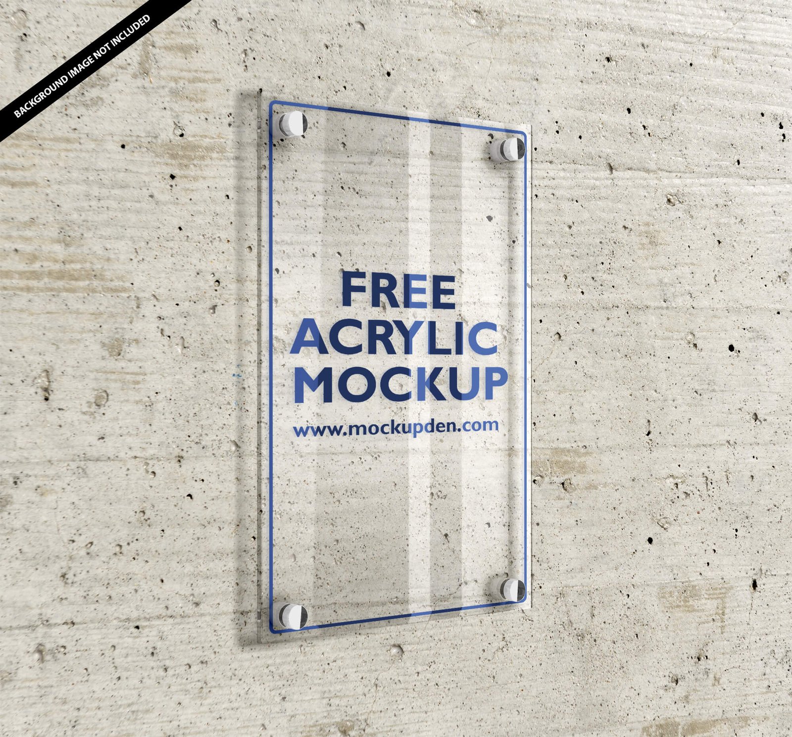 Download Free Acrylic Mockup Psd Template Mockup Den