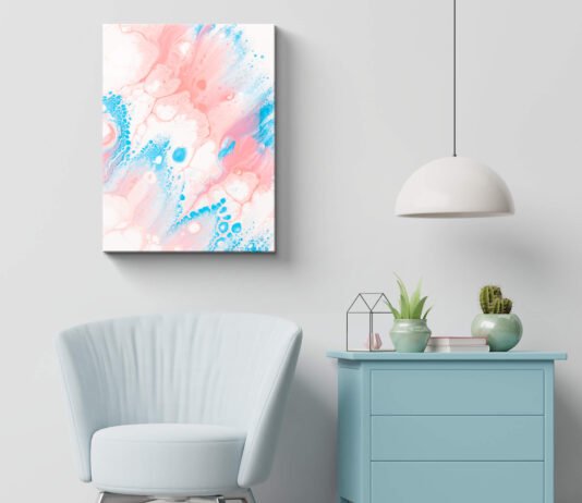 Free Art Print Mockup PSD Template