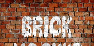 Free Brick Mockup PSD Template