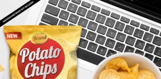 Free Chips Mockup PSD Template