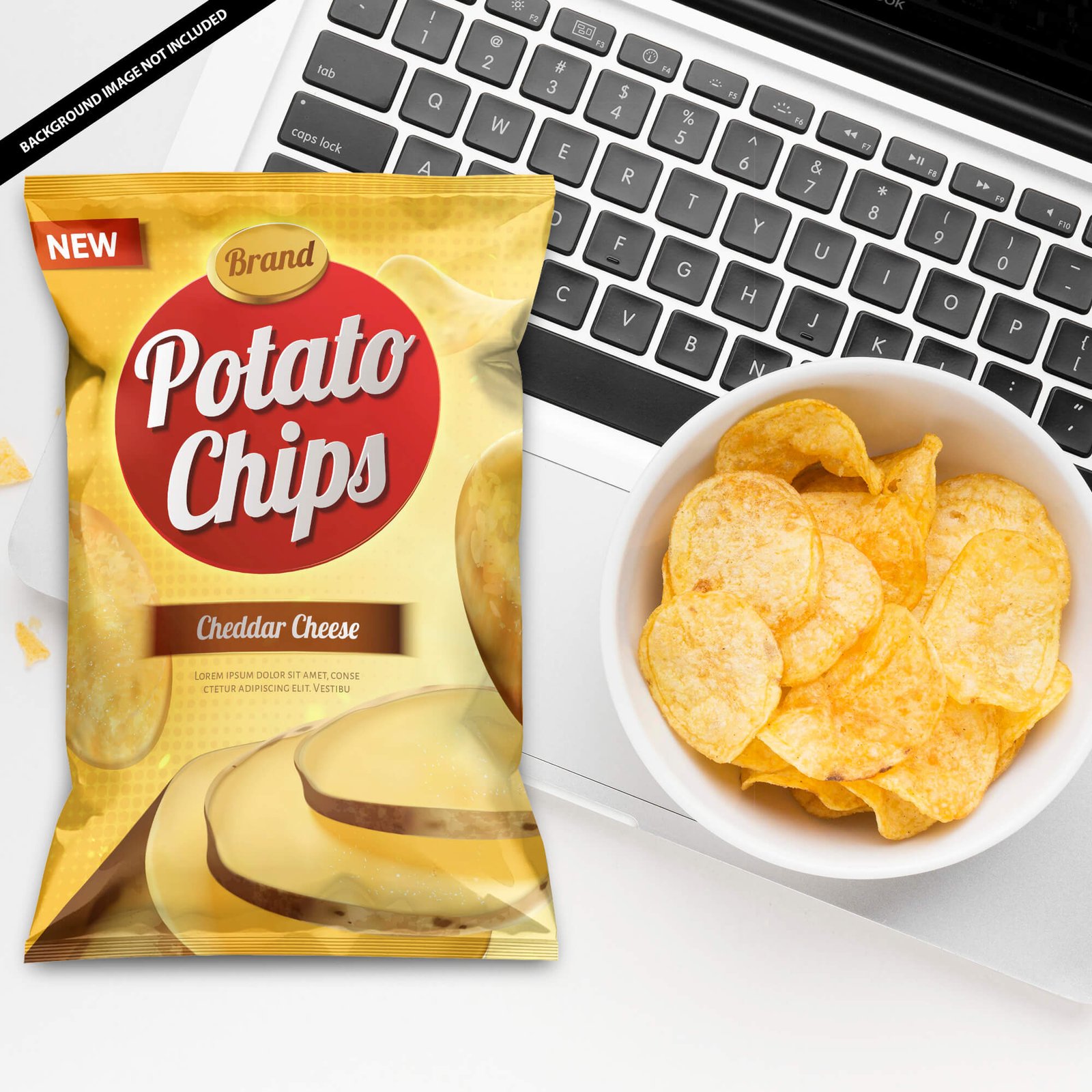 Download Free Chips Mockup PSD Template - Mockup Den